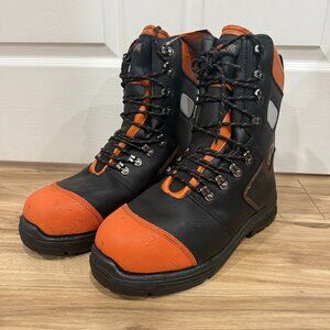 STC Lumberjack Chainsaw Waterproof Composite Toe Safety Work Boots for Winter